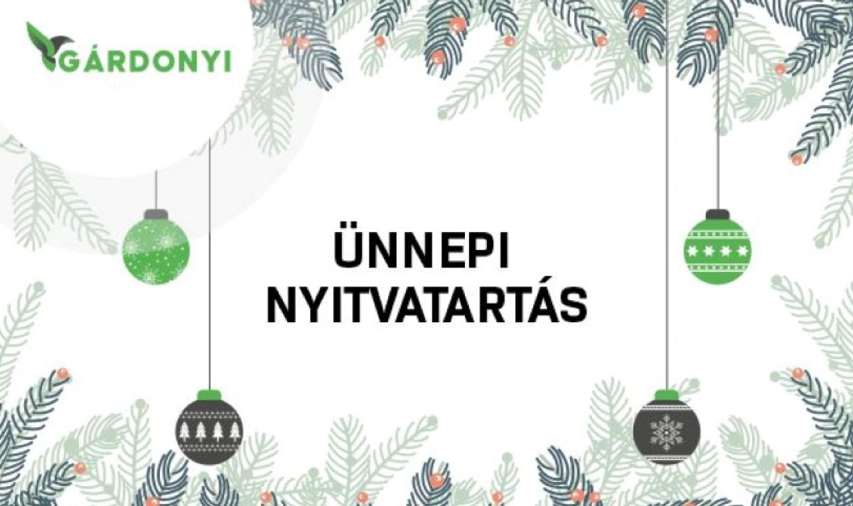 Ünnepi nyitvatartás