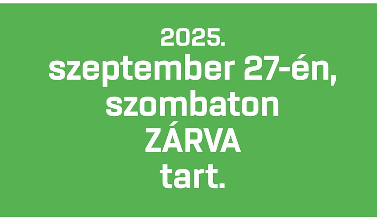 Változik a Gárdonyi Géza Művelődési Ház nyitvatartása