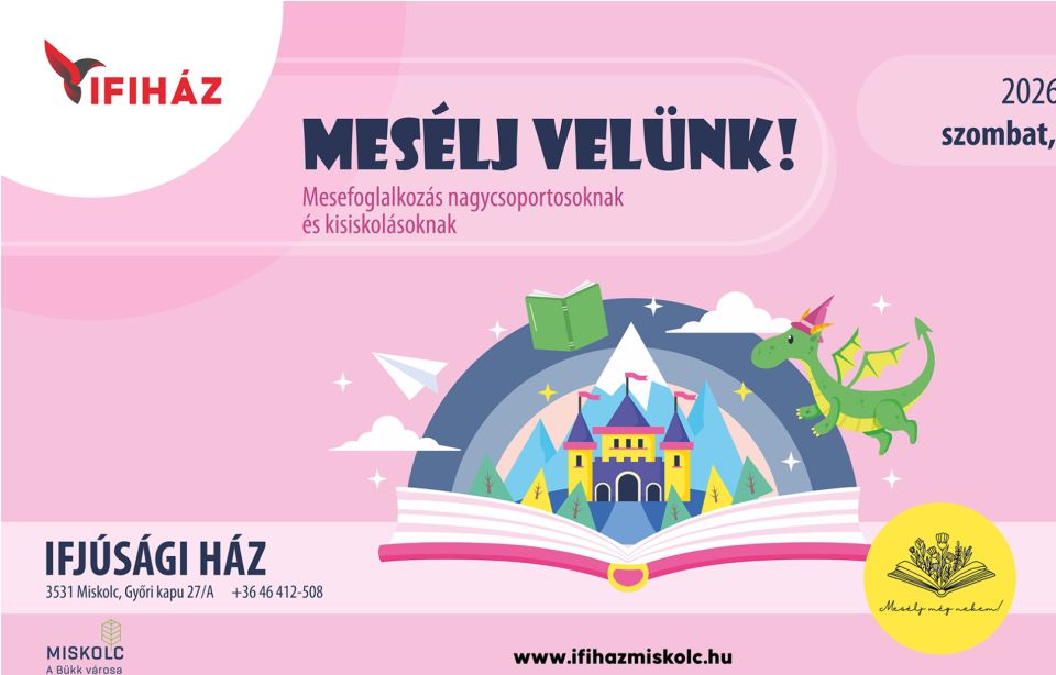 Mesélj velünk! – Mesefoglalkozás nagycsoportosoknak és kisiskolásoknak