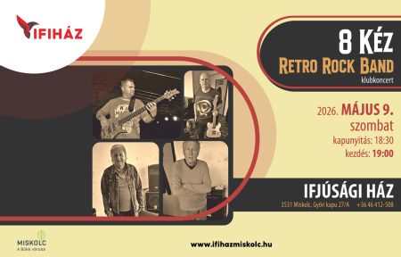 8 Kéz Retro Rock Band klubkoncert